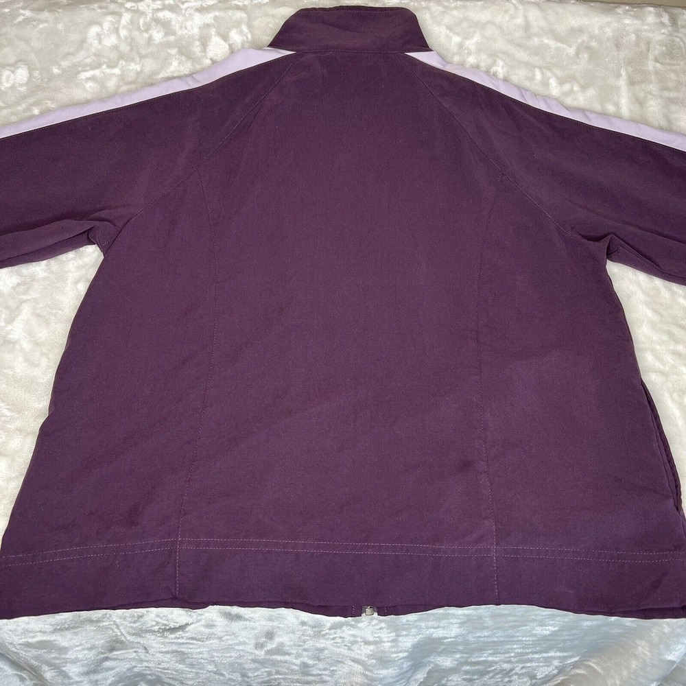 Nike Women's Purple Full Zip Long Sleeve Windbreaker Jacket Size M - Picture 5 of 10